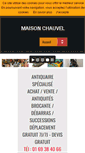 Mobile Screenshot of achatantiquite-chauvel.fr